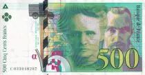 Frankreich 500 Francs - Pierre et Marie Curie - 1995 - Letter F - P.160