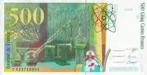 Frankreich 500 Francs - Pierre et Marie Curie - 1995 - Letter F - P.160