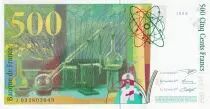 Frankreich 500 Francs - Pierre et Marie Curie - 1995 - Letter J - F.76.01