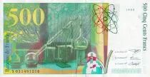 Frankreich 500 Francs - Pierre et Marie Curie - 1995 - Letter S - P.160