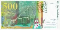Frankreich 500 Francs - Pierre et Marie Curie - 1995 - Letter T - P.UNC - P.160a