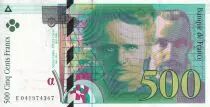 Frankreich 500 Francs - Pierre et Marie Curie - 1998 - Letter E - P.160