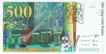 Frankreich 500 Francs - Pierre et Marie Curie - 1998 - Letter J - P.160