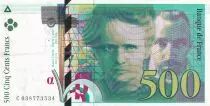 Frankreich 500 Francs - Pierre et Marie Curie - 1998 - Letter J - P.160