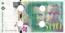 Frankreich 500 Francs - Pierre et Marie Curie - Cancelled - 1994 - Letter B - F.76.01