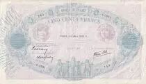 Frankreich 500 Francs - Pink and  blue - 09-03-1939 - Serial C.3241 - P.66