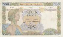 Frankreich 500 Francs - The peace - 21-05-1941 - Serial H.3002
