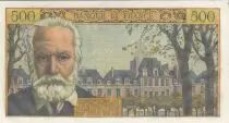 Frankreich 500 Francs - Victor Hugo - 02-09-1954 - Serial G.36