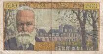 Frankreich 500 Francs - Victor Hugo - 05-12-1957 - Serial H.83 - P.133