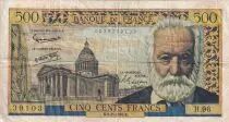 Frankreich 500 Francs - Victor Hugo - 06-02-1958 - Serial H.96 - P.133