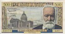 Frankreich 500 Francs - Victor Hugo - 06-02-1958 - Serial Q.87
