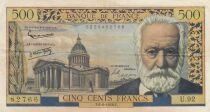 Frankreich 500 Francs - Victor Hugo - 06-02-1958 - Series U.92