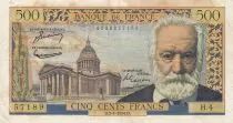 Frankreich 500 Francs - Victor Hugo - 07-01-1954 - Serial H.4