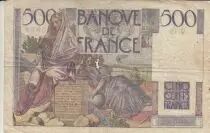 Frankreich 500 Francs, Chateaubriand - 19-07-1945- Serial O.18