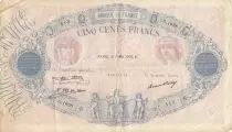Frankreich 500 Francs Blue and Pink - 07-05-1931 - Serial G.1628