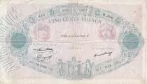 Frankreich 500 Francs Blue and Pink - 15-04-1937 - Serial W.2550