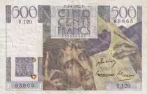 Frankreich 500 Francs Chateaubriand - 04-09-1952 Serial V.120