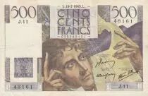 Frankreich 500 Francs Chateaubriand - 19-07-1945 Serial J.11