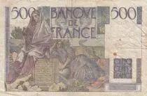 Frankreich 500 Francs Chateaubriand 12-09-1946- Serial J.88 - F+