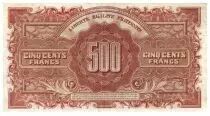 Frankreich 500 Francs Marianne - 1945 Letter M - Serial 19 M - VF