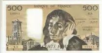 Frankreich 500 Francs Pascal - 02-01-1969 - R.9