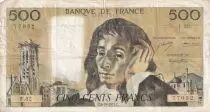 Frankreich 500 Francs Pascal - 04-10-1973 - Serial F.32