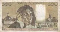 Frankreich 500 Francs Pascal - 04-10-1973 - Serial F.32
