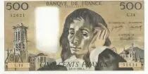 Frankreich 500 Francs Pascal - 06-11-1969 - L.14