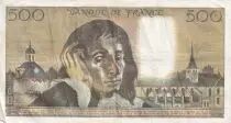 Frankreich 500 Francs Pascal - 06-12-1973 - Serial U.37