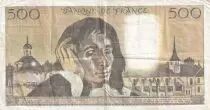 Frankreich 500 Francs Pascal - 07-06-1979  Serial H.101 - VF