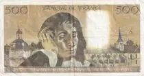 Frankreich 500 Francs Pascal - St Jacques Tower - 004-10-1973  - Serial  P.30- VF