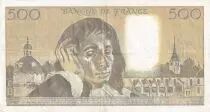 Frankreich 500 Francs Pascal - St Jacques Tower - 02-02-1989 - Serial T.293 - VF