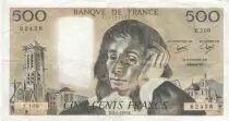 Frankreich 500 Francs Pascal - St Jacques Tower - 03-04-1980 - Serial Z.109 - VF