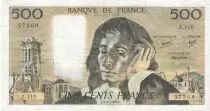 Frankreich 500 Francs Pascal - St Jacques Tower - 03-04-1980 - Serial Z.110 - VF