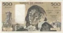Frankreich 500 Francs Pascal - St Jacques Tower - 05-07-1984 - Serial E.212
