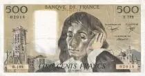 Frankreich 500 Francs Pascal - St Jacques Tower - 05-08-1982 - Serial D.157 - VF