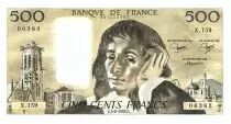 Frankreich 500 Francs Pascal - St Jacques Tower - 05.08.1982 - Serial X.159 - Fay.71.27