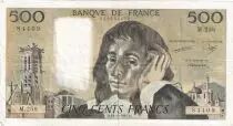 Frankreich 500 Francs Pascal - St Jacques Tower - 22-01-1987 - Serial M.258 - VF