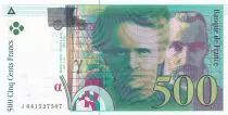 Frankreich 500 Francs Pierre and Marie Curie - 1998 WITHOUT SECURITY TREAD