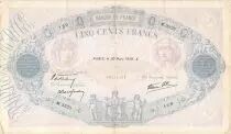 Frankreich 500 Francs Pink and Blue - 30-03-1939 Serial M.3325 - F+