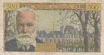 Frankreich 500 Francs Victor Hugo - 06-02-1958 - Serial T.91 - F+