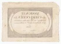Frankreich 500 Livres 20 Pluviose An II (8.2.1794) - Sign. Lenoir