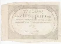 Frankreich 500 Livres 20 Pluviose An II (8.2.1794) - Sign. Oder