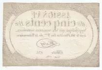 Frankreich 500 Livres 20 Pluviose An II (8.2.1794) - Sign. Say