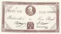 Frankreich 500 Livres Catholic and Royal Army - Louis XVII - 1794 - FALSE