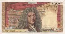 Frankreich 500 NF - Moli&egrave;re - 02-07-1959 - VF - Serial G.3 - P.145