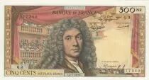Frankreich 500 NF - Moli�re - 02-07-1959 - XF to AU - Serial Q.3 - P.145