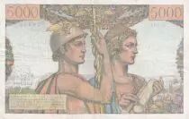 Frankreich 5000 Francs - Sea and Countryside - 02-01-1953 - Serial X.120 - P.131
