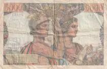 Frankreich 5000 Francs - Sea and Countryside - 16-08-1951 - Serial Z.69 - P.131