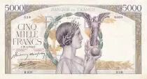 Frankreich 5000 Francs - Victory - 23-04-1942 - Serial R.930
